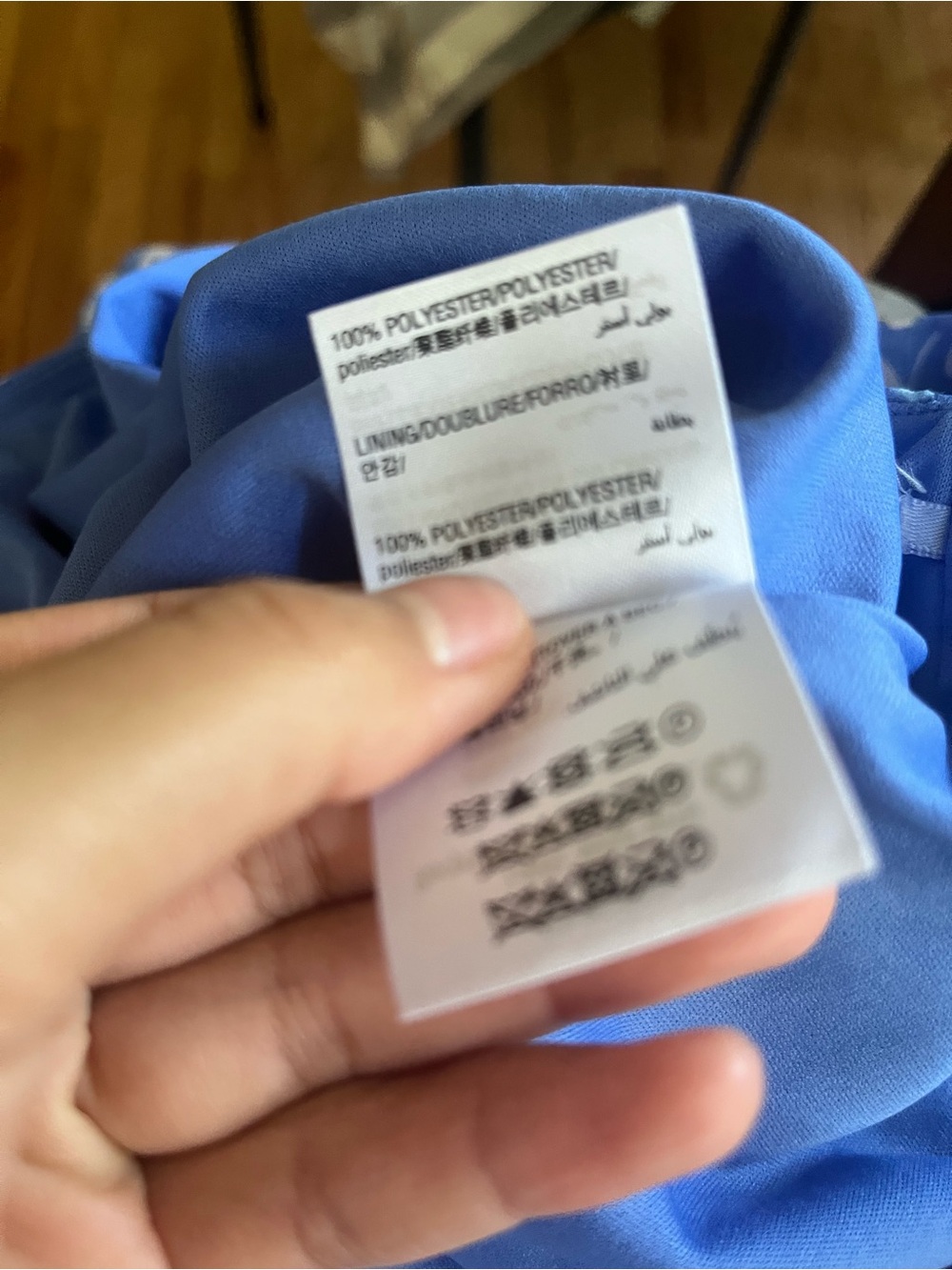 Blue Floral Print Ruffle Chiffon Maxi Dress 18  Cottagecore Wedding Guest - Picture 5 of 7